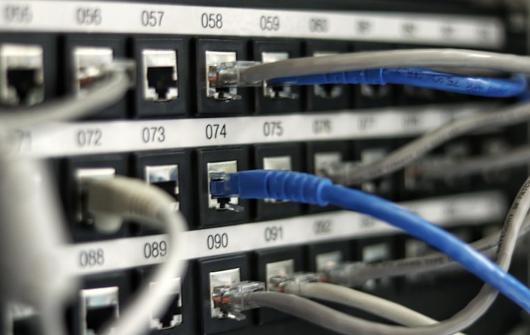 Servers in een modern datacenter